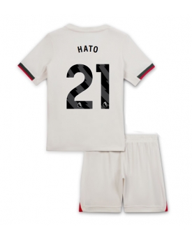 Chelsea Jorrel Hato #21 Maglia Gara Trasferta Repliche 2025-26 Bambino Maniche Corte